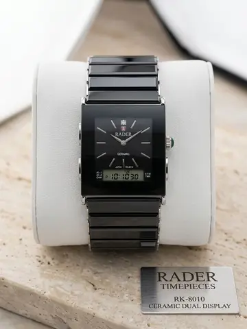 Suggested Product Title BANKER RK-8010 Square Ceramic Ana-Digi Dual Display Watch